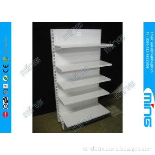 Supermarket Clothes Display Shelves Single Sided , Gondola